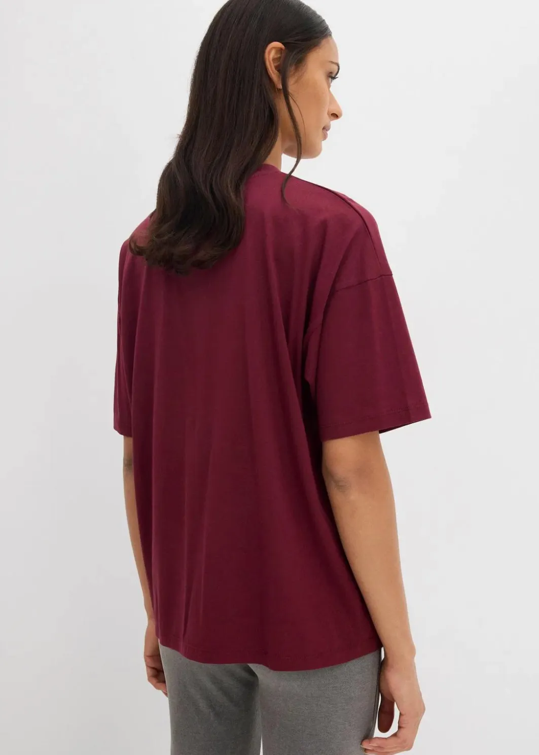 Discount Oversize T-Shirt aus reiner Bio-Baumwolle Damen Shirts & Tops|Nachhaltigere Materialien
