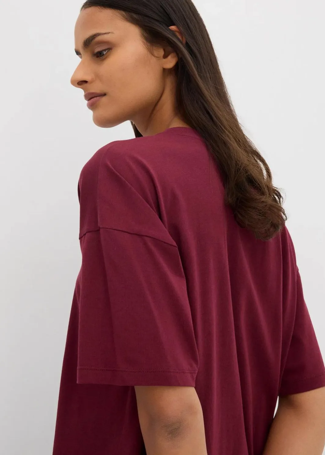 Discount Oversize T-Shirt aus reiner Bio-Baumwolle Damen Shirts & Tops|Nachhaltigere Materialien