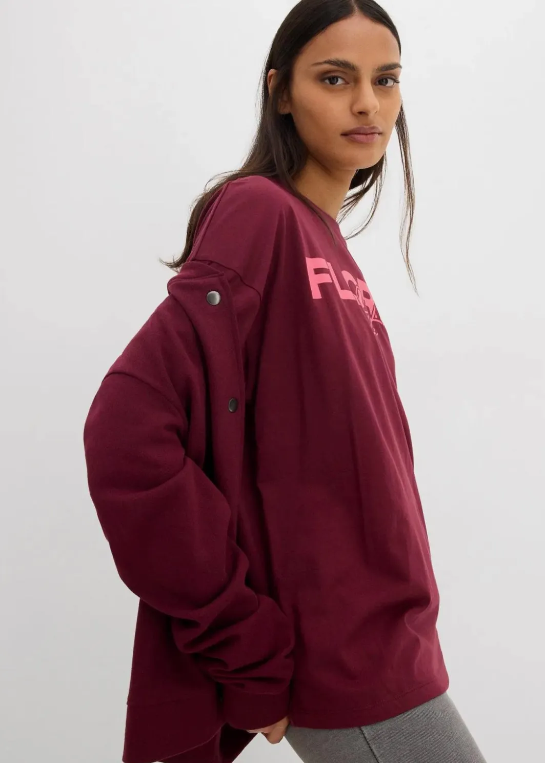 Discount Oversize T-Shirt aus reiner Bio-Baumwolle Damen Shirts & Tops|Nachhaltigere Materialien