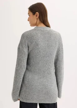 Damen bonprix Bekleidung·Jeans|Pullover & Strickjacken|Oversize Wickelcardigan