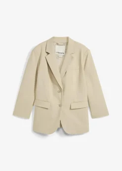 New Oversize-Blazer mit leichten Schulterpolstern Damen Blazer
