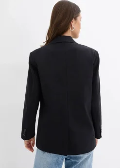 Oversize-Blazer mit leichten Schulterpolstern Damen Blazer