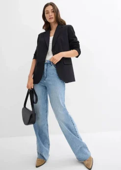 Oversize-Blazer mit leichten Schulterpolstern Damen Blazer