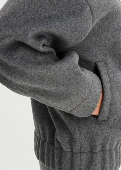 Oversize-Blouson in Wolloptik Damen Bekleidung·Hosen|Jacken & Mäntel