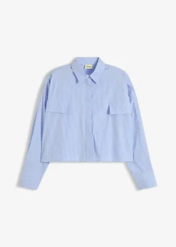 Clearance Oversize-Bluse aus Baumwoll-Mix Damen Bekleidung·Jacken & Mäntel|Blusen & Tuniken