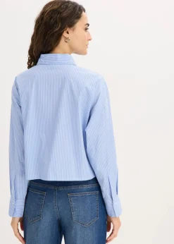 Clearance Oversize-Bluse aus Baumwoll-Mix Damen Bekleidung·Jacken & Mäntel|Blusen & Tuniken