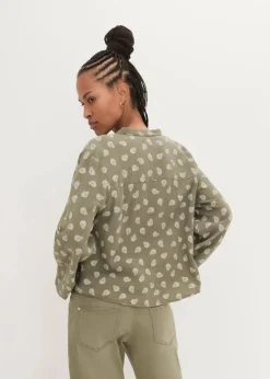 Damen bonprix Bekleidung·Jacken & Mäntel|Blusen & Tuniken|Oversize-Bluse aus luftigem Musselin