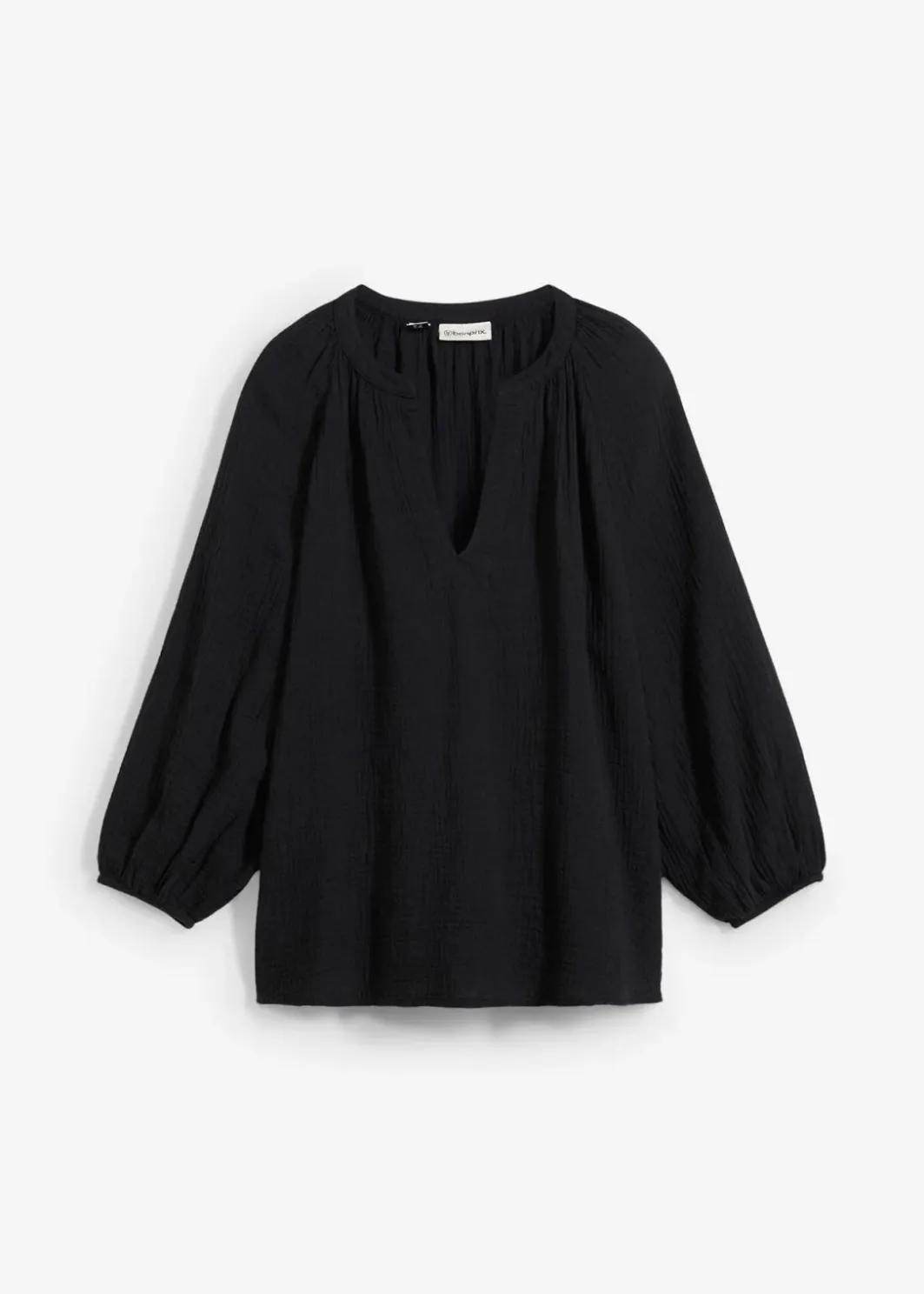 Damen bonprix Blusen & Tuniken|Bekleidung·Jacken & Mäntel|Oversize-Bluse aus Musselin