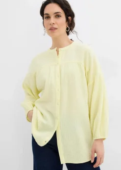 Oversize-Bluse aus Musselin Damen Bekleidung·Jacken & Mäntel|Blusen & Tuniken