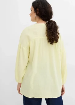 Oversize-Bluse aus Musselin Damen Bekleidung·Jacken & Mäntel|Blusen & Tuniken