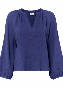 Outlet Oversize-Bluse aus Musselin Damen Blusen & Tuniken|Bekleidung·Jacken & Mäntel
