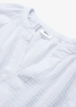 Sale Oversize-Bluse aus Musselin Damen Bekleidung·Jacken & Mäntel|Blusen & Tuniken