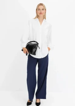 Damen bonprix Bekleidung·Jacken & Mäntel|Blusen & Tuniken|Oversize-Bluse aus reiner Baumwolle