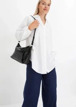 Damen bonprix Bekleidung·Jacken & Mäntel|Blusen & Tuniken|Oversize-Bluse aus reiner Baumwolle