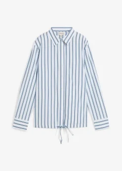 Damen bonprix Bekleidung·Jacken & Mäntel|Zweiteiler & Sets|Oversize-Bluse aus reiner Baumwolle