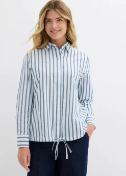 Damen bonprix Bekleidung·Jacken & Mäntel|Zweiteiler & Sets|Oversize-Bluse aus reiner Baumwolle