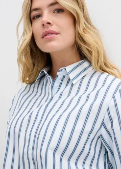 Damen bonprix Bekleidung·Jacken & Mäntel|Zweiteiler & Sets|Oversize-Bluse aus reiner Baumwolle