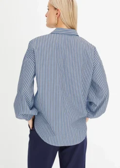 Oversize-Bluse aus reiner Baumwolle Damen Blusen & Tuniken|Bekleidung·Jacken & Mäntel