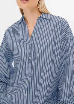 Oversize-Bluse aus reiner Baumwolle Damen Blusen & Tuniken|Bekleidung·Jacken & Mäntel