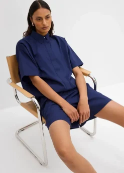 Discount Oversize-Bluse aus reiner Baumwolle Damen Bekleidung·Jacken & Mäntel|Zweiteiler & Sets