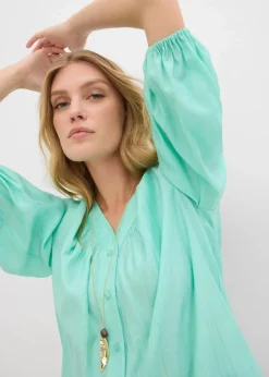 Damen bonprix Blusen & Tuniken|Oversize-Bluse aus softem Viskose-Mix