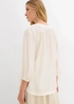 Damen bonprix Blusen & Tuniken|Oversize-Bluse aus softem Viskose-Mix