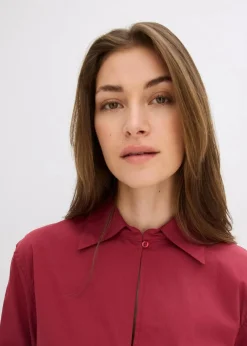Damen bonprix Blusen & Tuniken|Bekleidung·Jacken & Mäntel|Oversize-Bluse mit Volumenärmel