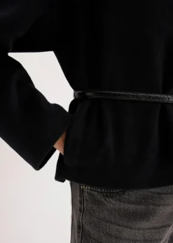Oversized Blazer mit Gürtel in Wolloptik, ungefüttert Damen Bekleidung·Basics|Blazer