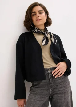 Oversized Blazer mit Gürtel in Wolloptik, ungefüttert Damen Bekleidung·Basics|Blazer