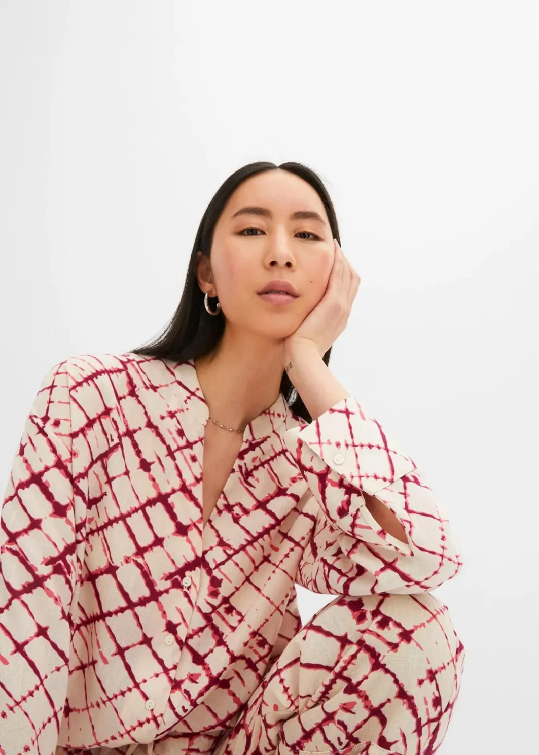 Damen bonprix Bekleidung·Jacken & Mäntel|Blusen & Tuniken|Oversized Bluse
