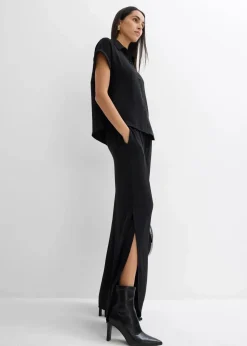 Damen bonprix Zweiteiler & Sets|Blusen & Tuniken|Oversized Bluse aus strukturiertem Crêpe