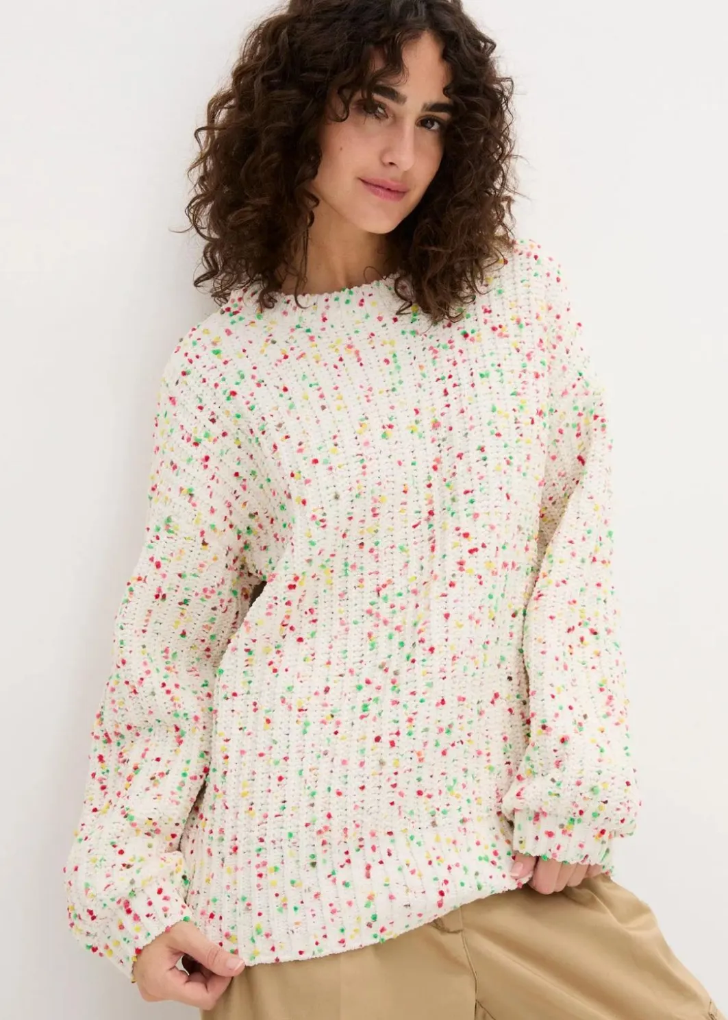 Hot Oversized Grobstrick-Pullover Damen Bekleidung·Umstandsmode|Bekleidung·Jeans