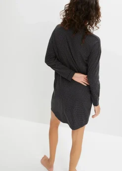 Damen bonprix Wäsche·Basics|Wäsche·Nachtwäsche|Oversized Nachthemd aus reiner Baumwolle