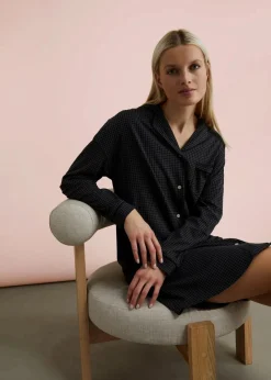 Damen bonprix Wäsche·Basics|Wäsche·Nachtwäsche|Oversized Nachthemd aus reiner Baumwolle