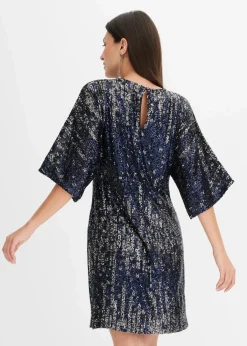 Damen bonprix Kleider|Oversized Paillettenkleid