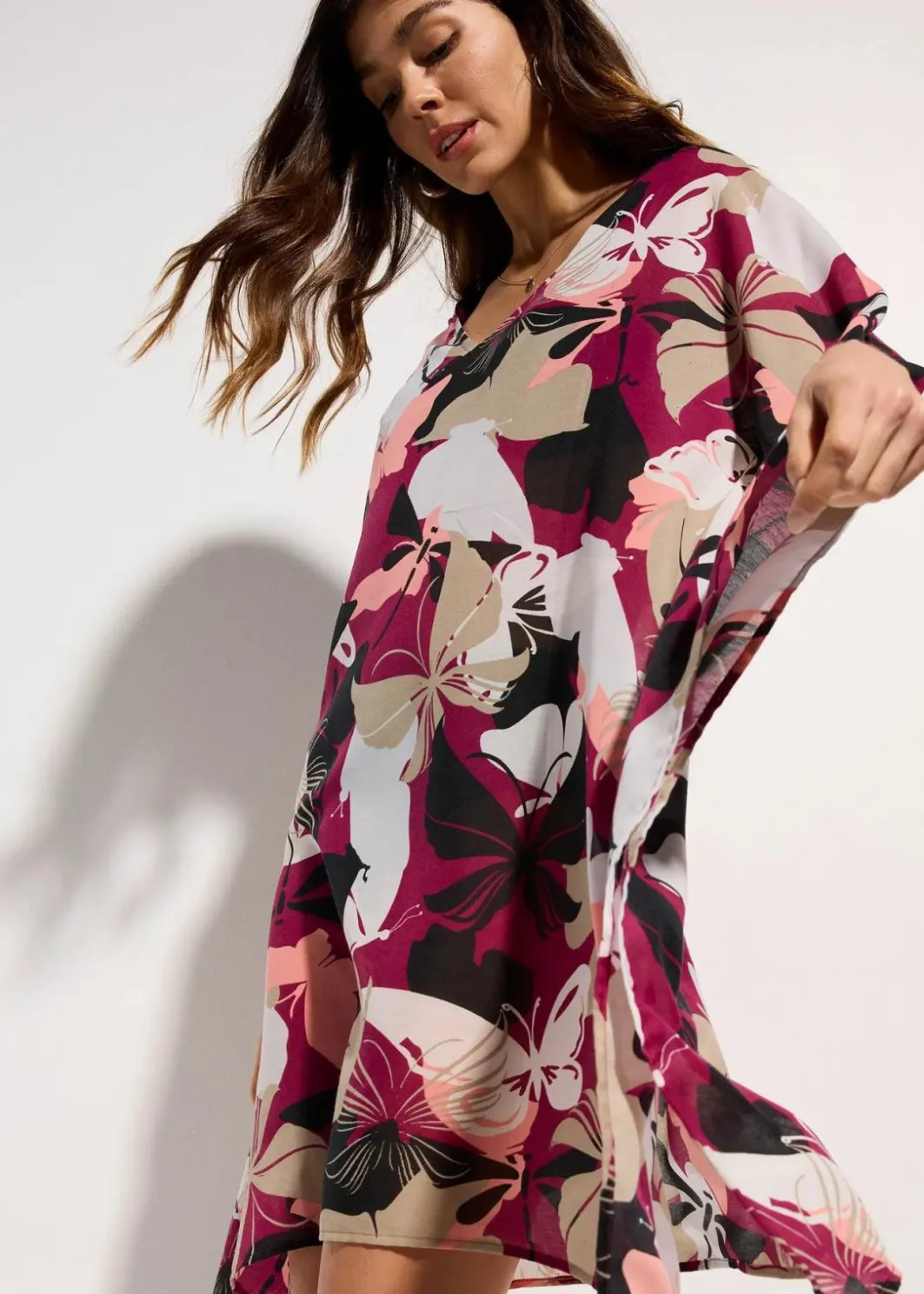 Damen bonprix Strandmode|Kleider|Oversized Strandtunika