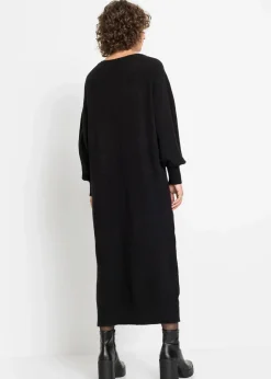 Damen bonprix Strickmode|Kleider|Oversized Strickkleid in Midilänge