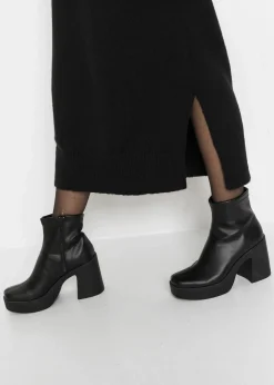 Damen bonprix Strickmode|Kleider|Oversized Strickkleid in Midilänge