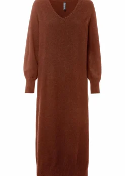 Damen bonprix Strickmode|Kleider|Oversized Strickkleid in Midilänge