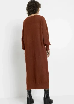 Damen bonprix Strickmode|Kleider|Oversized Strickkleid in Midilänge