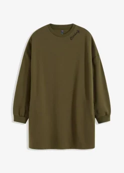 Damen bonprix Kleider|Sweat|Oversized Sweatkleid