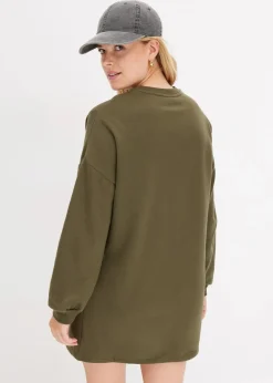 Damen bonprix Kleider|Sweat|Oversized Sweatkleid
