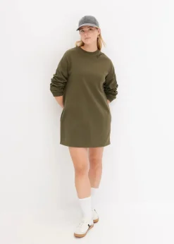 Damen bonprix Kleider|Sweat|Oversized Sweatkleid
