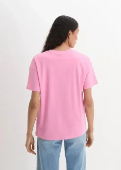 Damen bonprix Nachhaltigere Materialien|Shirts & Tops|Oversized T-Shirt aus Bio-Baumwolle