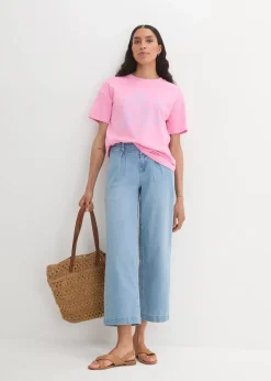 Damen bonprix Nachhaltigere Materialien|Shirts & Tops|Oversized T-Shirt aus Bio-Baumwolle