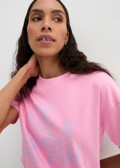 Damen bonprix Nachhaltigere Materialien|Shirts & Tops|Oversized T-Shirt aus Bio-Baumwolle
