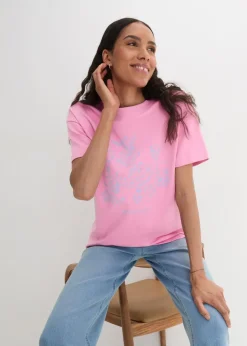 Damen bonprix Nachhaltigere Materialien|Shirts & Tops|Oversized T-Shirt aus Bio-Baumwolle
