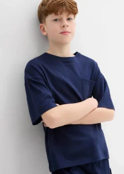 Kinder bonprix Jungen 9-16 Jahre·Shirts|Jungen 2-8 Jahre·Nachhaltigere Materialien|Oversized T-Shirt mit Bio Baumwolle