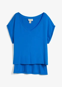 Hot Oversized-Shirt aus fließendem Viskose-Mix Damen Shirts & Tops
