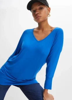 Damen bonprix Shirts & Tops|Nachhaltigere Materialien|Oversized-Shirt aus fließender Viskose